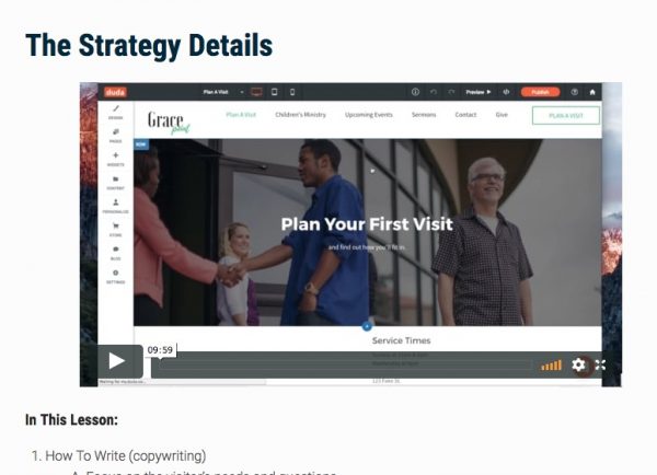 Membership Product For Course: The Definitive Church Website Formula - Image 4